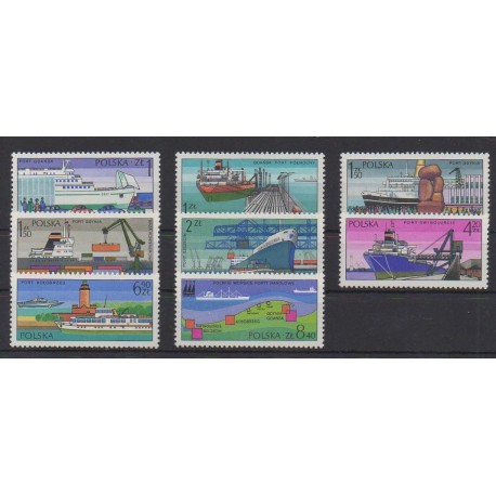 Poland - 1976 - Nb 2307/2314 - Boats