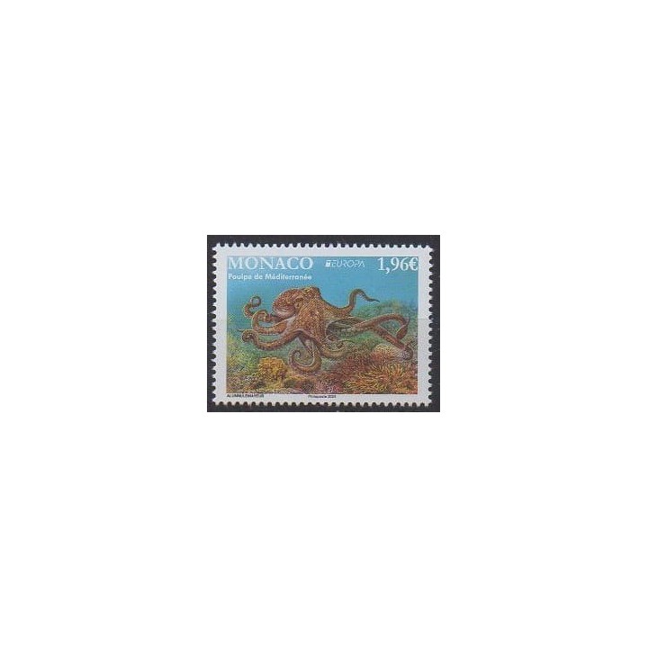 Buy this stamp of Monaco of the year 2024 (Le poulpe).