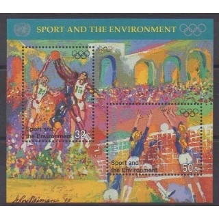 Buy this souvenir sheet  of United Nations (UN - New York) of the year 1996 (Nb BF13).