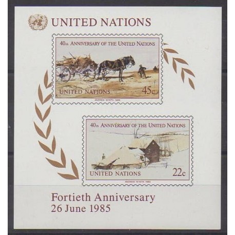 Nations Unies (ONU - New-York) - 1985 - No BF8