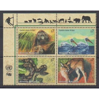 Buy this set of stamps of United Nations (UN - Vienna) of the year 1999 (Nb 307/310).