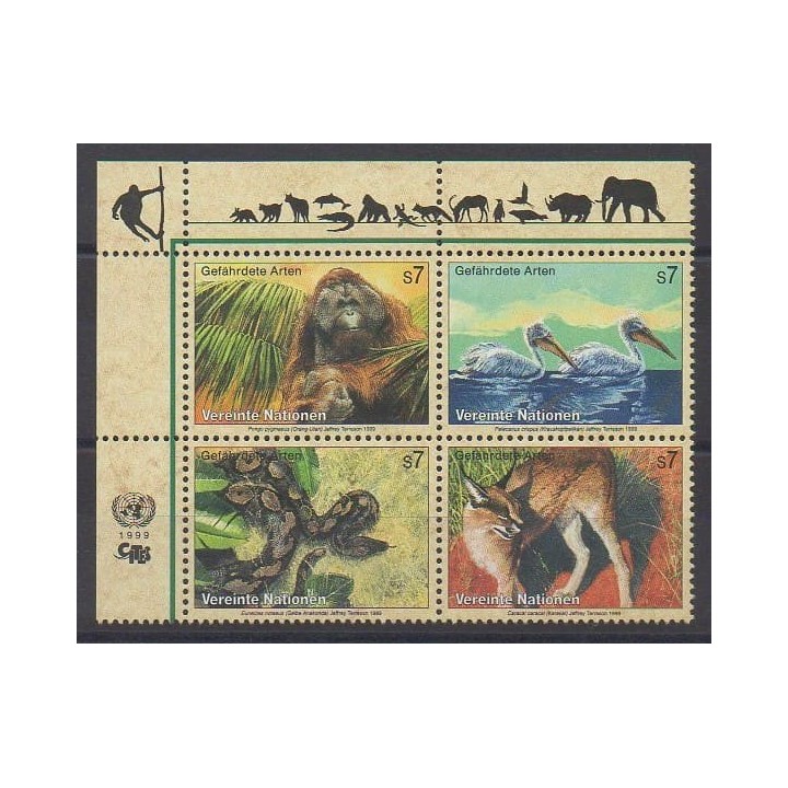 Buy this set of stamps of United Nations (UN - Vienna) of the year 1999 (Nb 307/310).