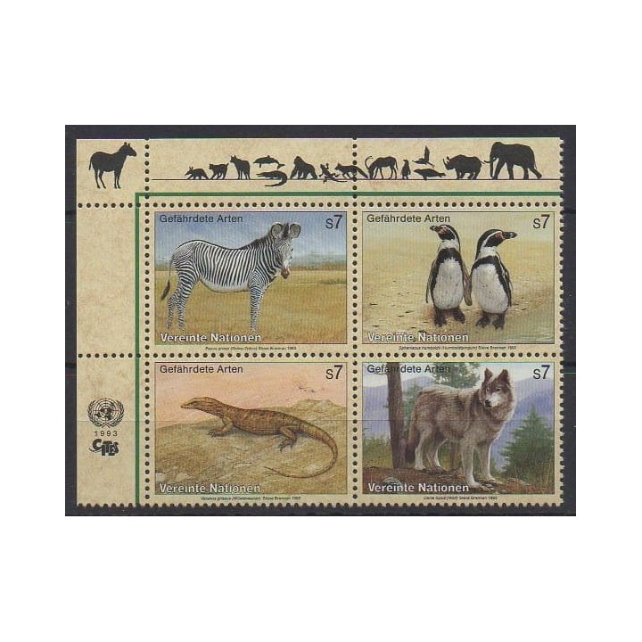 Buy this set of stamps of United Nations (UN - Vienna) of the year 1993 (Nb 159/162).