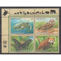 United Nations (UN - Vienna) - 1998 - Nb 267/270 - Endangered species - WWF