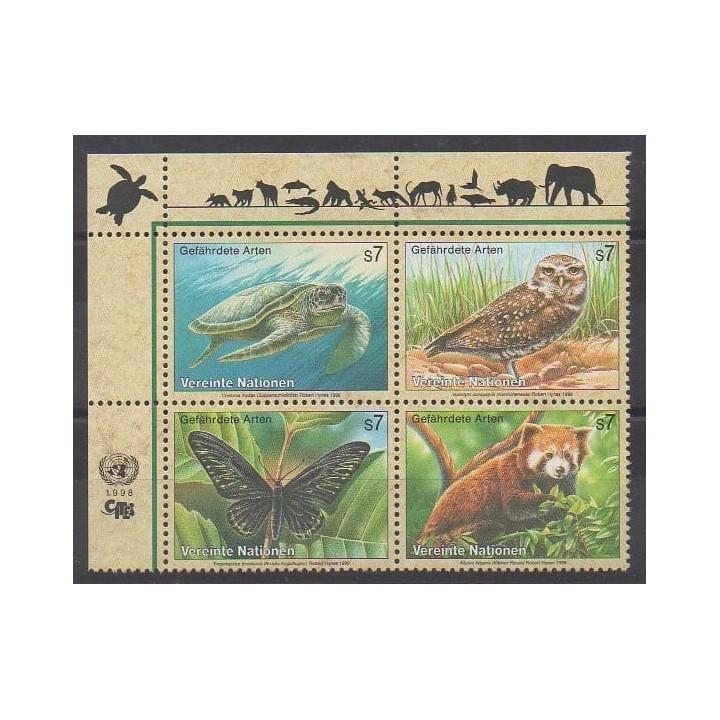 Acheter cette série de timbres des Nations Unies (ONU - Vienne) de l'année 1998 (No 267/270).