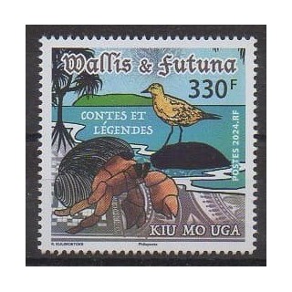 Acheter ce timbre de Wallis et Futuna de l'année 2024 (Kiu mo uga).