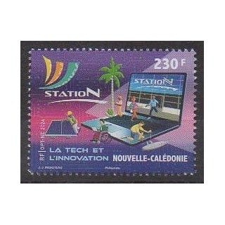 Buy this stamp of New Caledonia of the year 2024 (Tech et innovation).