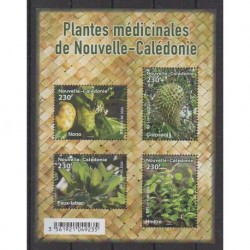 Nouvelle-Calédonie - Blocs et feuillets - 2024 - Plantes médicinales - Santé