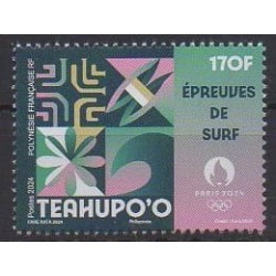 Polynésie - 2024 - Epreuves de surf - Jeux Olympiques d'été