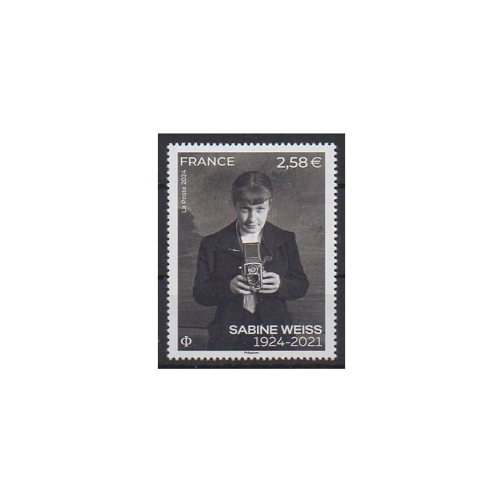 Buy this stamp of France of the year 2024 (Sabine Weiss).