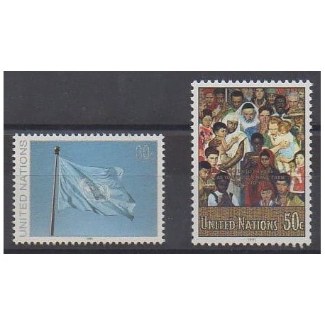 Nations Unies (ONU - New-York) - 1991 - No 595/596