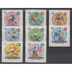 Mongolie - 1982 - No 1173/1180 - Coupe du monde de football