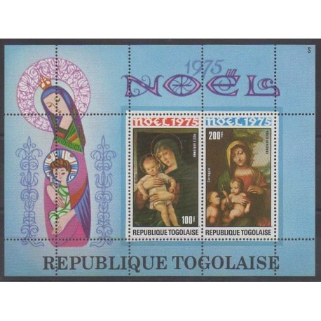 Togo - 1975 - Nb BF89 - Christmas - Paintings