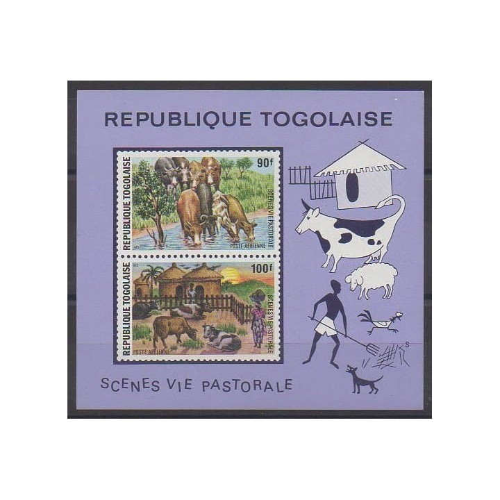 Acheter ce bloc-feuillet du Togo de l'année 1974 (No BF83).