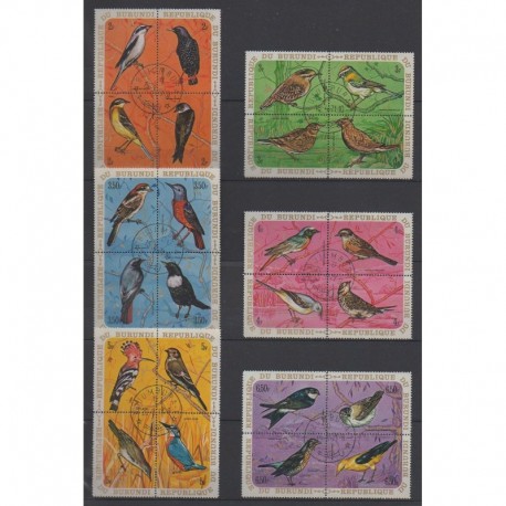 Burundi - 1970 - Nb 395/418 - Birds - Used