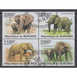 Burundi - 2011 - Nb 1213/1216 - Mamals - Used