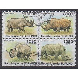 Burundi - 2011 - Nb 1201/1204 - Mamals - Used