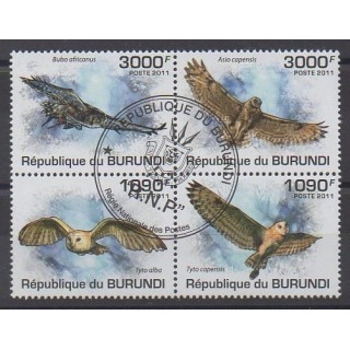 Acheter cette série de timbres du Burundi de l'année 2011 (No 1221/1224). - Oblitéré