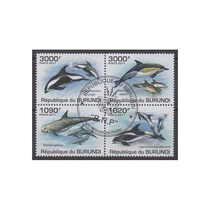 Buy this set of stamps of Burundi of the year 2011 (Nb 1205/1208). - Used