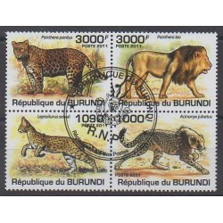 Burundi - 2011 - Nb 1189/1192 - Mamals - Used