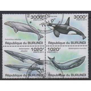 Acheter cette série de timbres du Burundi de l'année 2011 (No 1185/1188). - Oblitéré