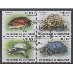 Burundi - 2011 - Nb 1249/1252 - Turtles - Used