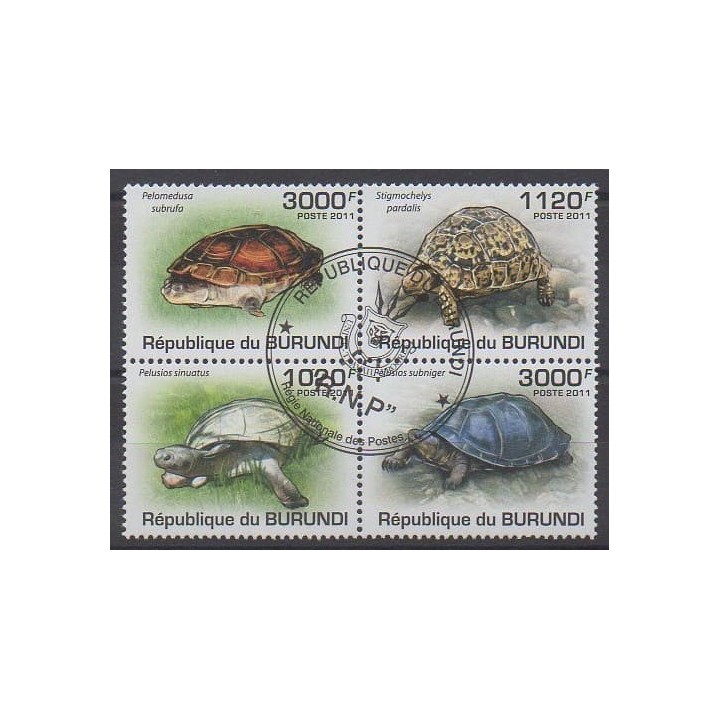 Acheter cette série de timbres du Burundi de l'année 2011 (No 1249/1252). - Oblitéré