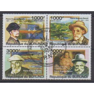 Buy this set of stamps of Burundi of the year 2011 (Nb 1321/1324). - Used