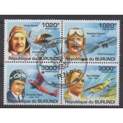 Burundi - 2011 - Nb 1265/1268 - Planes - Used