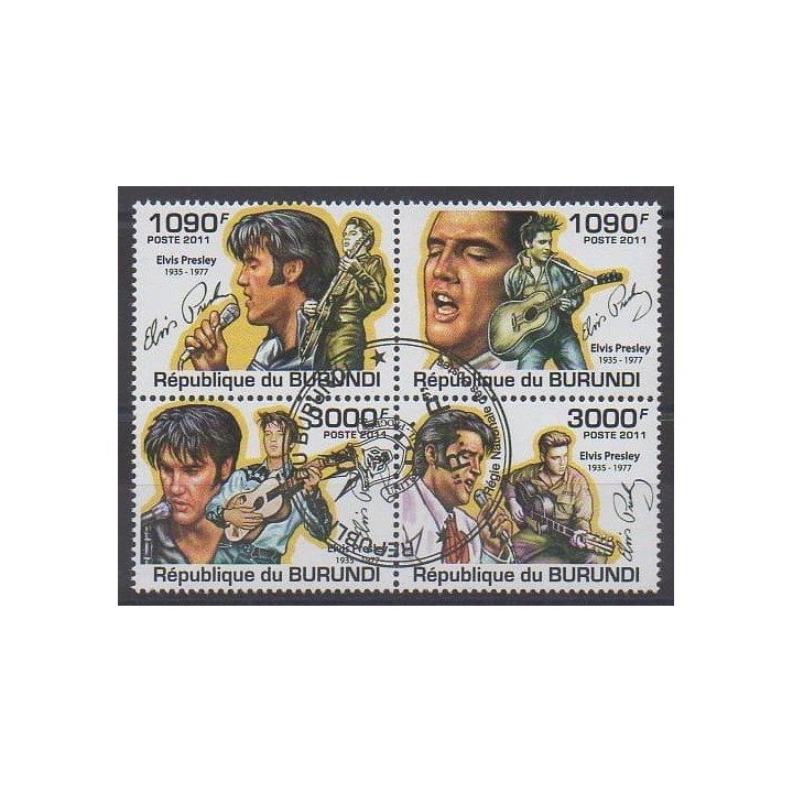 Buy this set of stamps of Burundi of the year 2011 (Nb 1281/1284). - Used