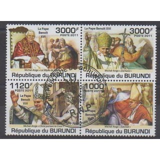 Buy this set of stamps of Burundi of the year 2011 (Nb 1305/1308). - Used