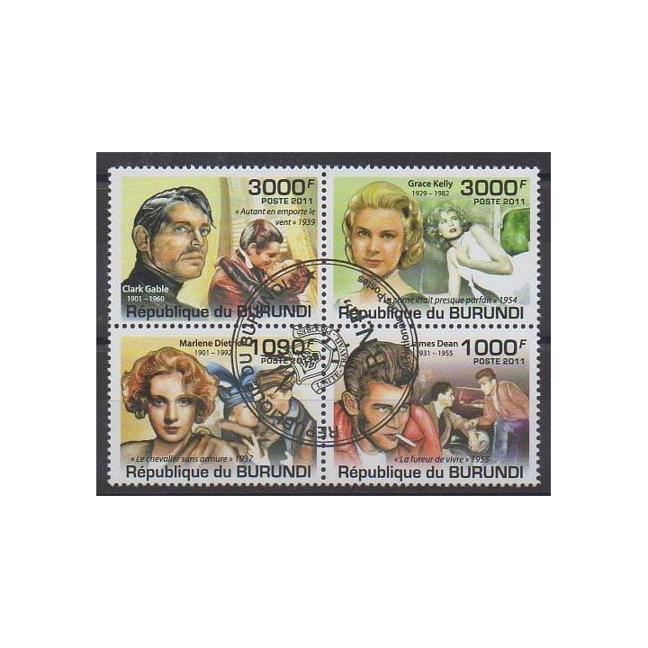 Acheter cette série de timbres du Burundi de l'année 2011 (No 1257/1260). - Oblitéré