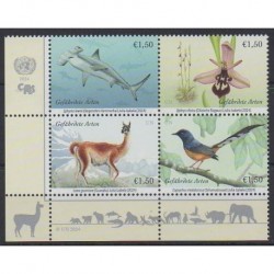 United Nations (UN - Vienna) - 2024 - Nb 1186/1189 - Endangered species - WWF