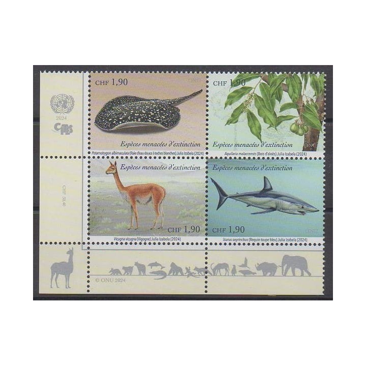 Acheter cette série de timbres des Nations Unies (ONU - Genève)  de l'année 2024 (No 1203/1206).