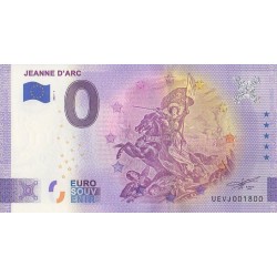 Billet souvenir - 63 - Jeanne d'Arc - 2021-1 - No 1800