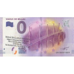 Euro banknote memory - 12 - Viaduc de Millau avec tampon - 2016-1