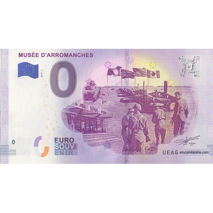 Euro banknote memory - 2019 - Musée d'Arromanches - (Calvados)