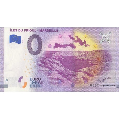 Euro banknote memory - 13 - Îles du Frioul - Marseille - 2019-3