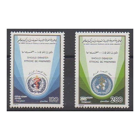 Libya - 1991 - Nb 1806/1807 - Health or Red cross