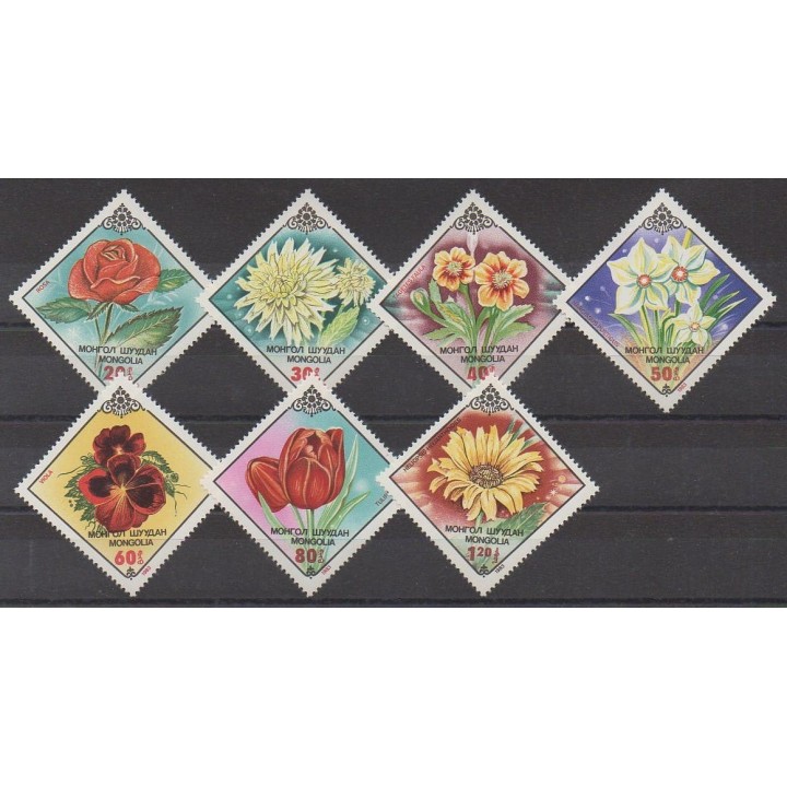 Acheter cette série de timbres de Mongolie de l'année 1983 (No 1241/1247).