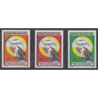 Acheter cette série de timbres de la République du Congo de l'année 1988 (No 823/825).
