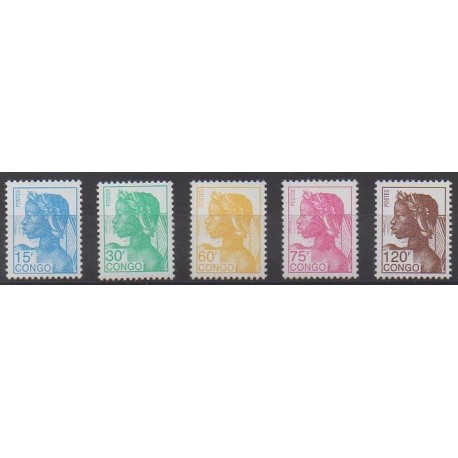 Congo (République du) - 1991 - No 891/895