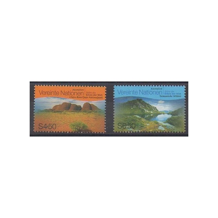 Acheter cette série de timbres des Nations Unies (ONU - Vienne) de l'année 1999 (No 297/298).