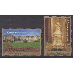 Nations Unies (ONU - Vienne) - 1998 - No 288/289 - Châteaux