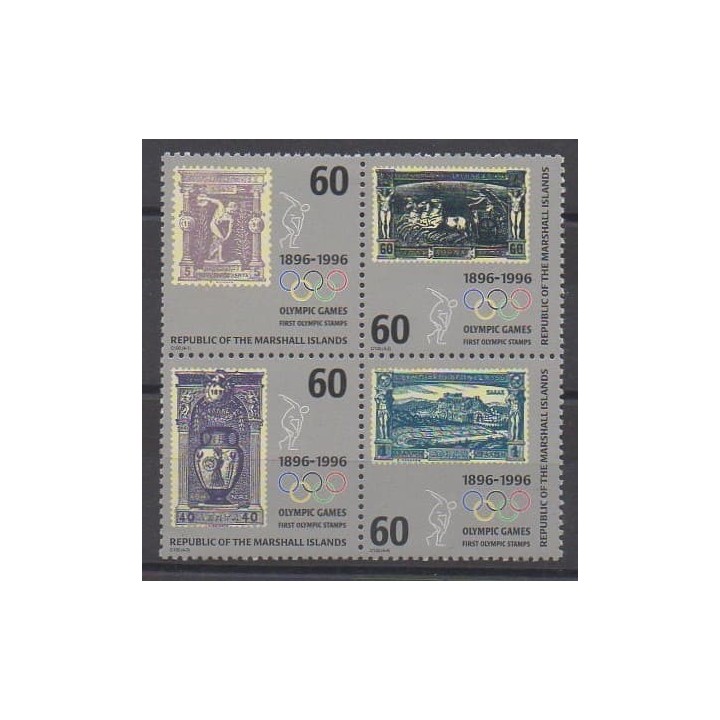 Buy this set of stamps of Marshall of the year 1996 (Nb 672/675).