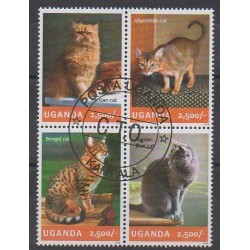 Uganda - 2014 - Nb 2630/2633 - Cats - Used