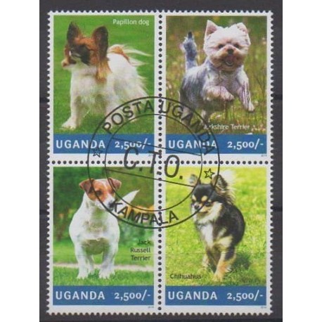 Uganda - 2014 - Nb 2610/2613 - Dogs - Used