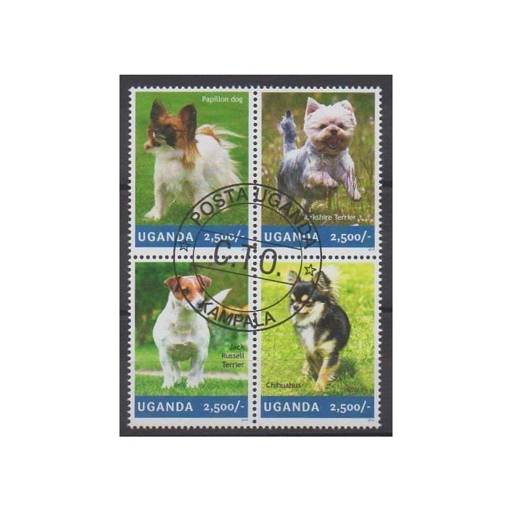 Acheter cette série de timbres d'Ouganda de l'année 2014 (No 2610/2613). - Oblitéré