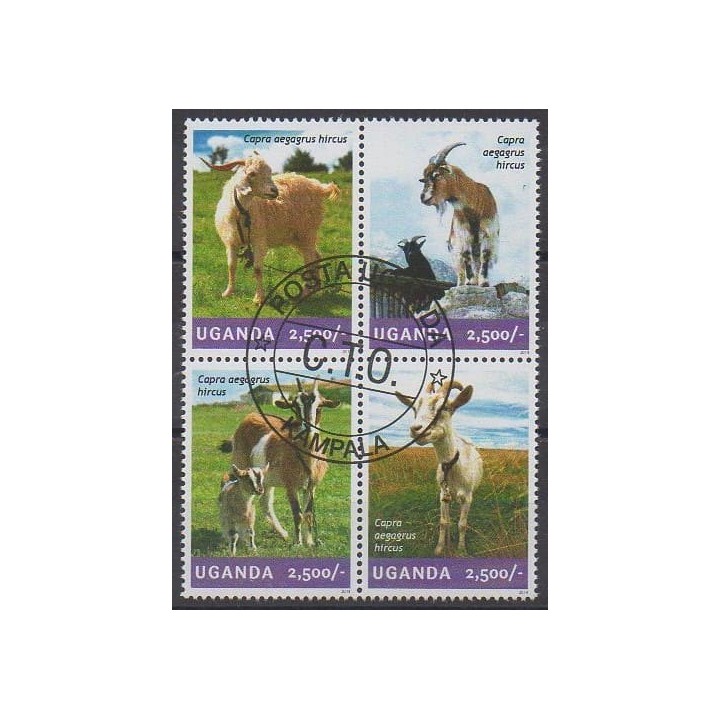 Buy this set of stamps of Uganda of the year 2014 (Nb 2634/2637). - Used