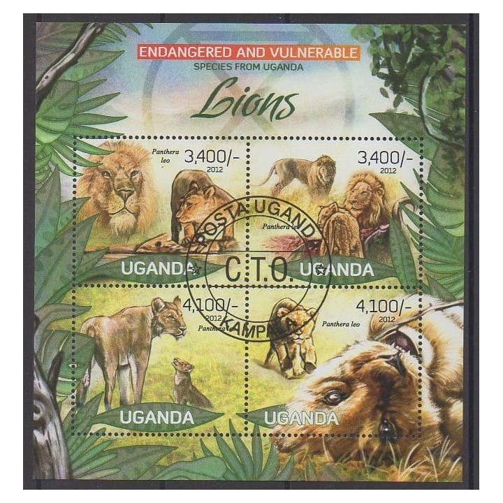 Acheter cette série de timbres d'Ouganda de l'année 2012 (No 2474/2477). - Oblitéré